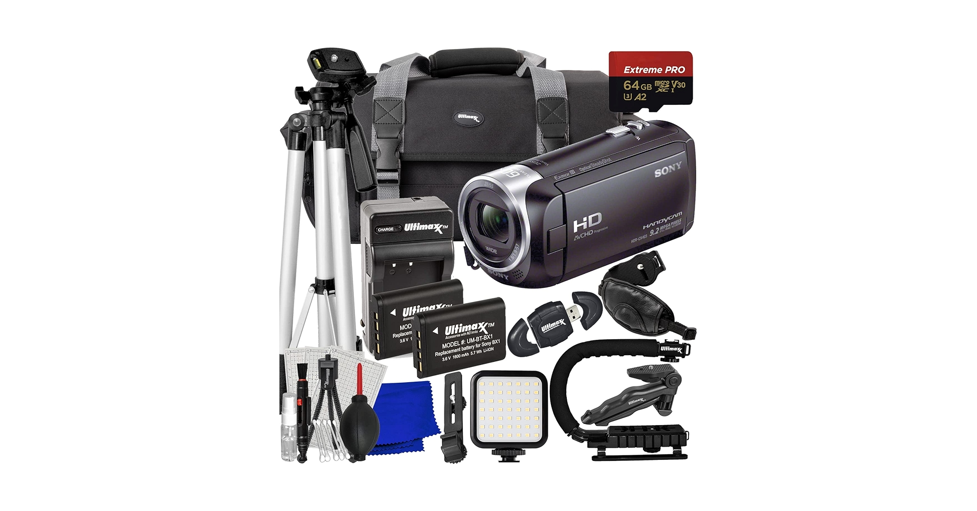 Amazon.com : Ultimaxx Advanced Sony HDR-CX405 HD Handycam